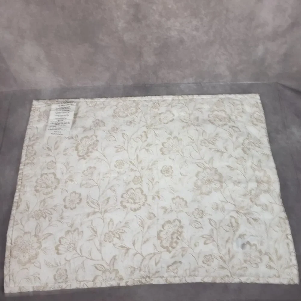 Charter Club Floral Quilt Sham Standard Multicolor Reversible Cotton Bedding